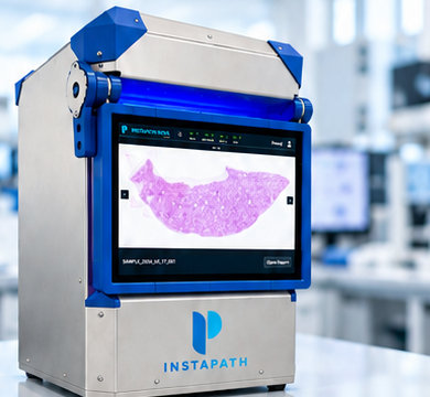 Instapath Nova imaging system displaying a digital tissue image